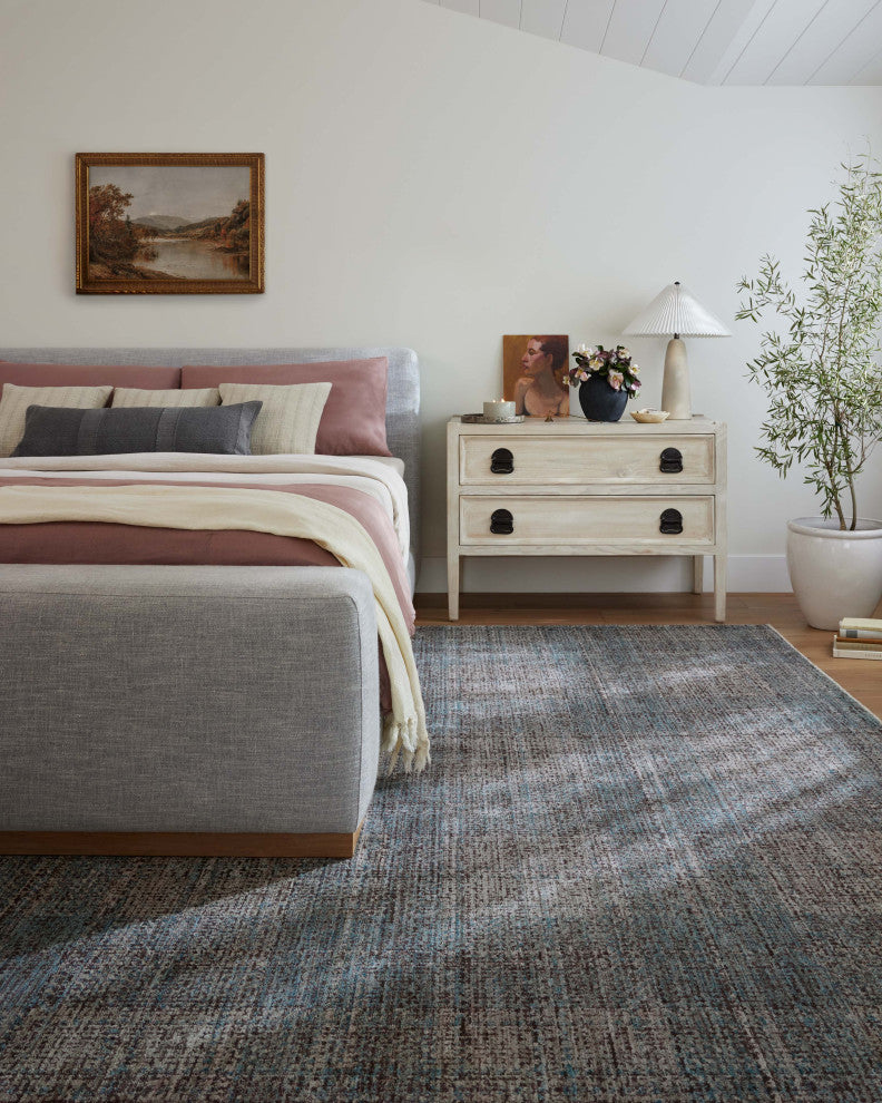 Angela Rose x Loloi Ember Denim / Charcoal 11'-6" x 15'-7" Area Rug