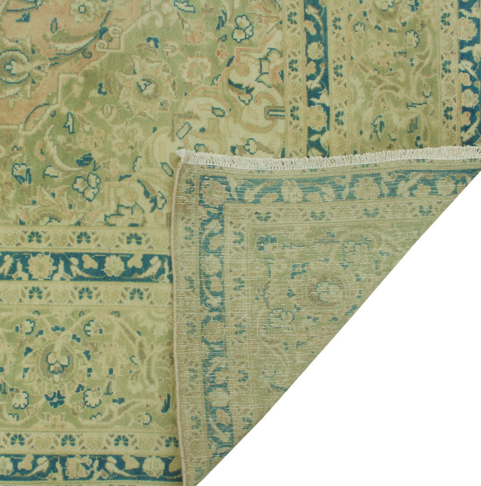 Fine Vintage Distressed Marcel Rust/Beige Rug, 8'2x11'6