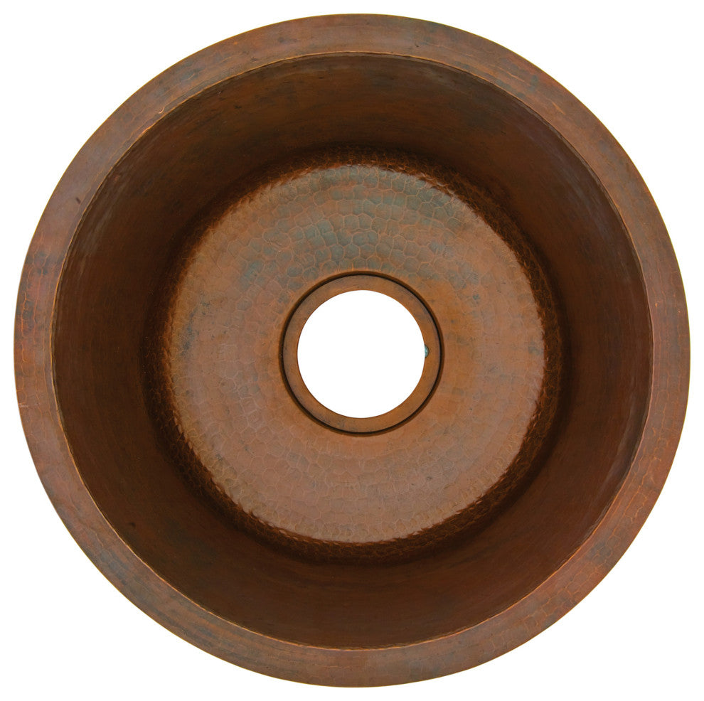 Thompson Traders KPU-1708BC Drop In / Undermount Napoli Round - Black Copper