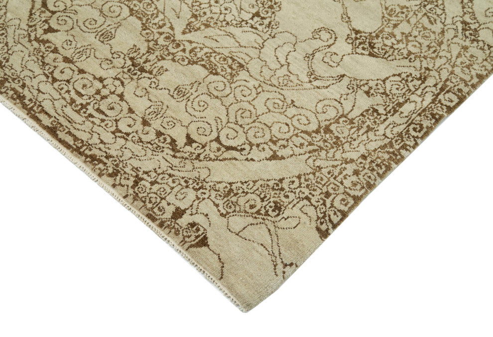 Rug N Carpet - Hand-Knotted Oriental 6' x 8' 11" Pastel Oushak Area Rug