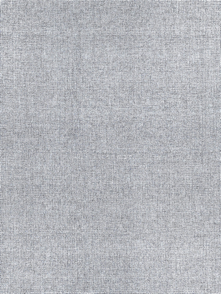 Caprice Handmade Hand-Tufted Wool Dark Blue/Ivory Area Rug, 10'x14'