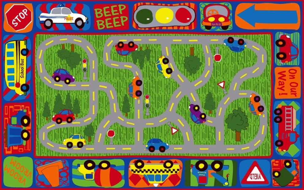 Driving! Road Rug