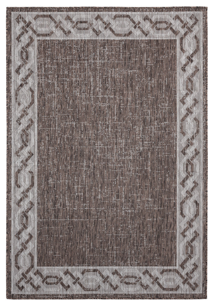 United Weavers Augusta Whitehaven Brown Area Rug 5'2x7'6