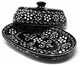 Encantada Handmade Butter Dish, Ink