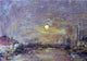 Eugene-Louis Boudin Twilight over the Basin of Le Havre Wall Decal