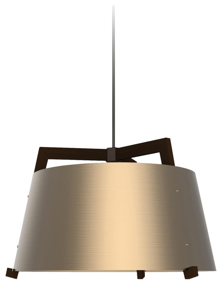 Ignis 24 Pendant LED, Rose Gold, 72" Black Rigid Stem