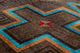 Saw Tooth Oka, Brown, 4'x5'