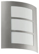1x15W Outdoor Wall Light w/ Stainless Steel Finish & Acrylic Glass