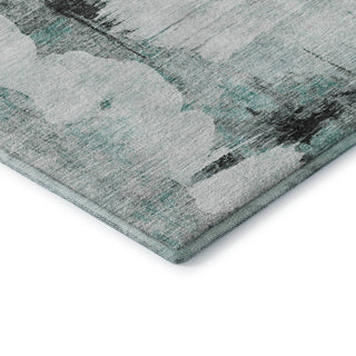 Premium Machine Washable Mayfield AMF710 Teal 9' x 12' Rug