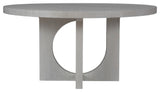 Misty Gray Apostrophe Round Dining Table