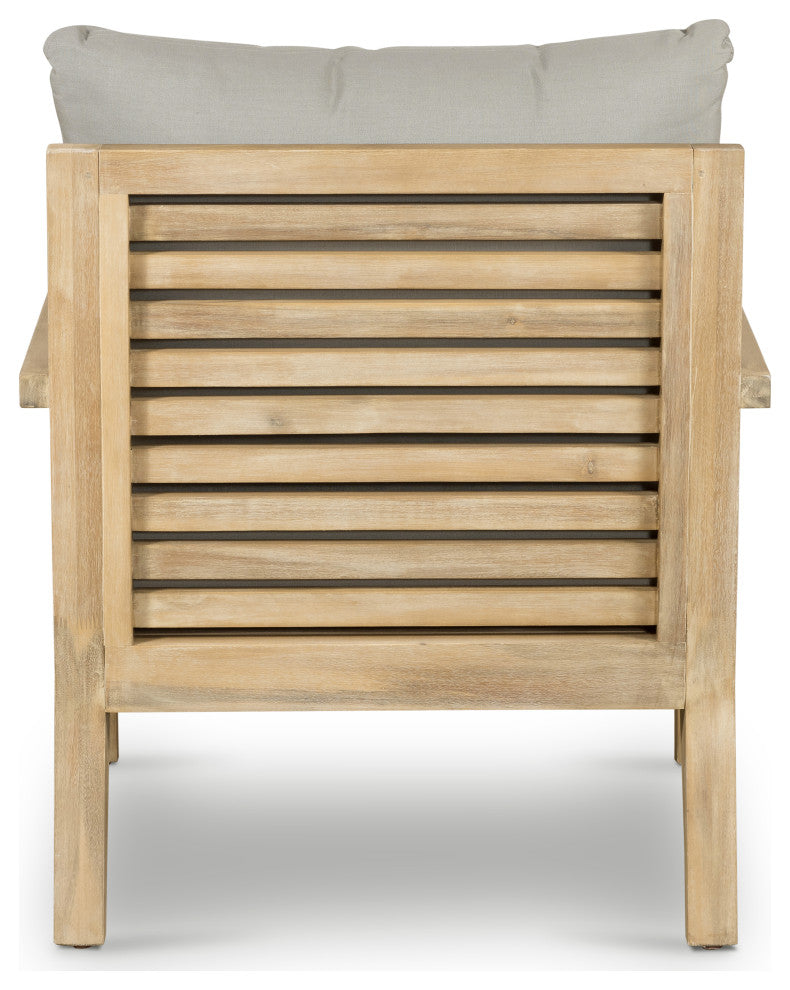 Amaya Outdoor Chair-Natural Acacia