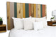 Handcrafted Headboard, Hanger Style, Earth Tone Mix, California King