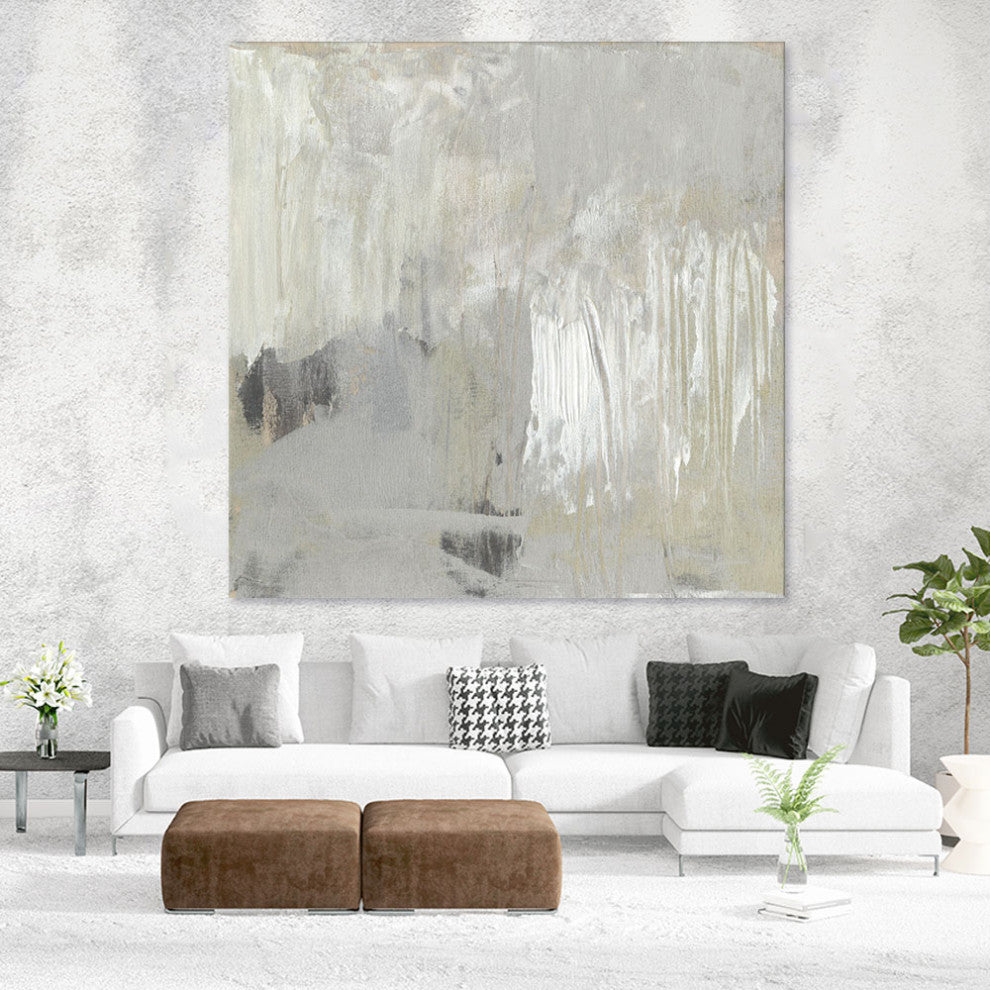 "Neutral Composition II" Fine Art Giant Canvas Print, 54"x54"