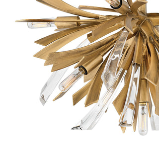 Fredrick Ramond Vida Large Semi-Flush Mount, Burnished Gold