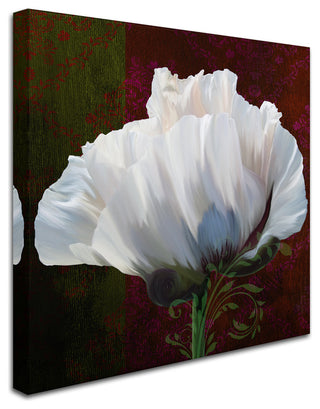 Tina Lavoie 'Coquelicot En Rouge' Canvas Art, 24" x 24"