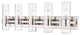 Zlite 343-5V-PN 5-Light Vanity, Clear