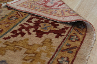 Beige Traditional All Over Oushak Area Rug