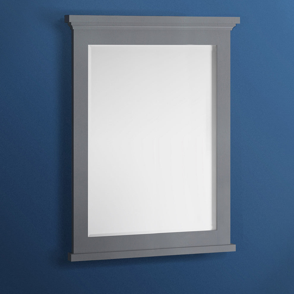 Fresca Windsor 30" Gray Textured Mirror