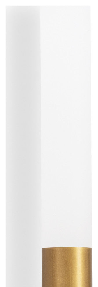 Wick Hilo Sconce, Natural Brass