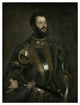 "Portrait of Alfonso d'Avalos, Marchese del Vasto, in Armor" Paper Art, 38"x50"