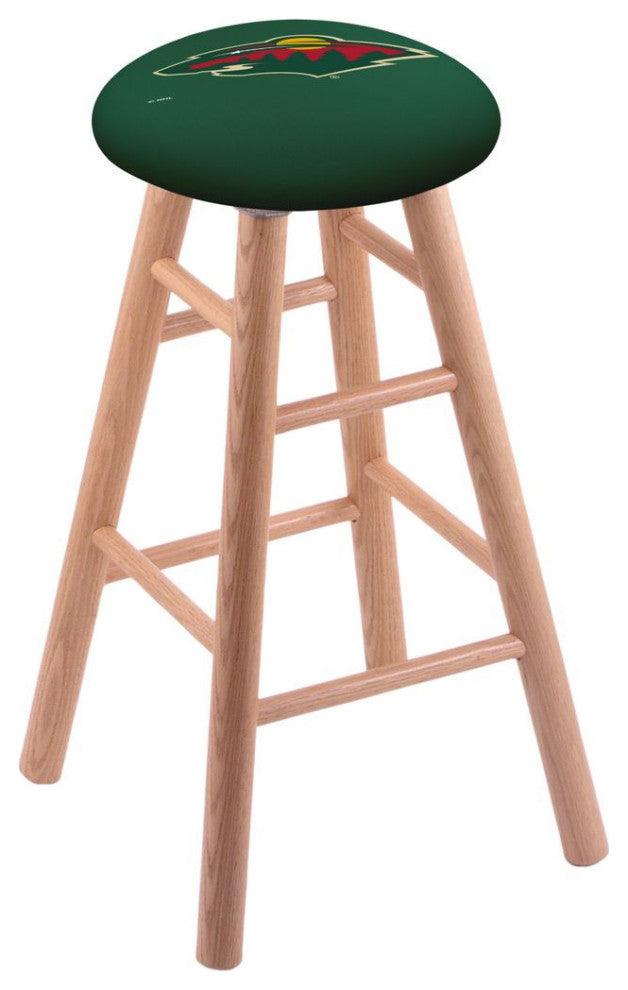 Holland RC Minnesota Wild 24" Swivel Oak Counter Stool - Natural