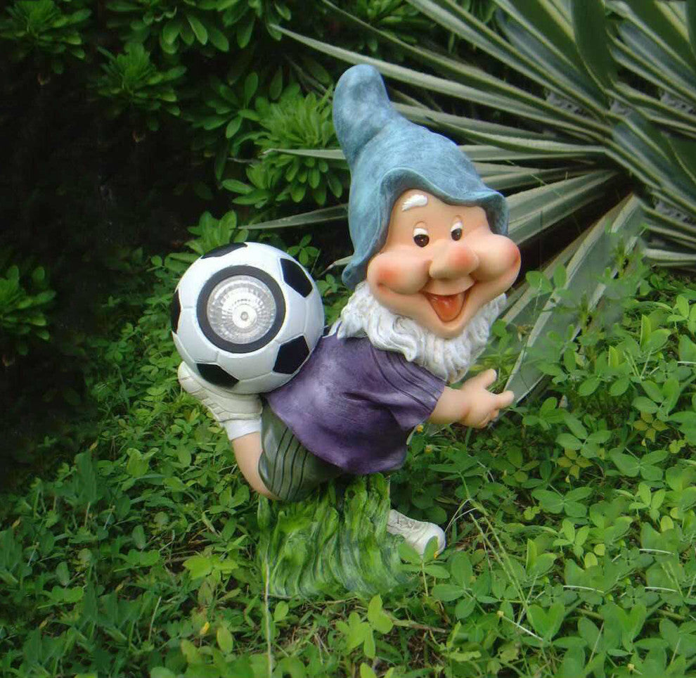 Solar Gnome Soccer Statue