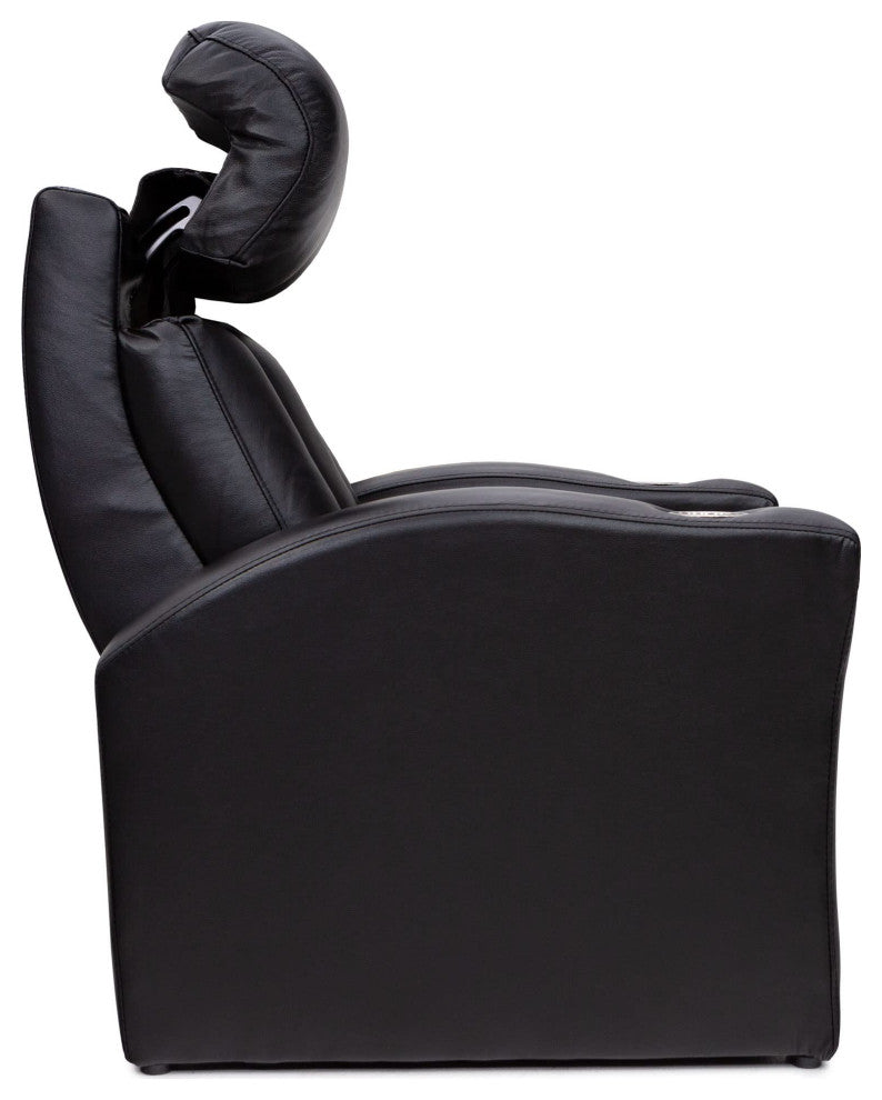 Seatcraft Baron Home Theater Seating, Black, Row of 4