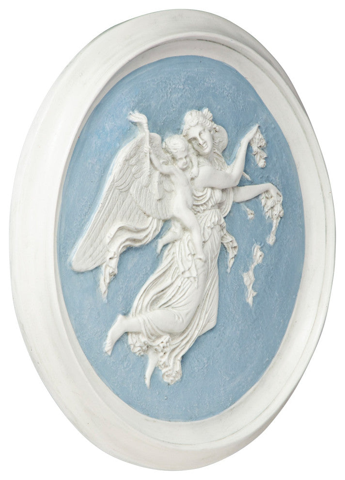 Morning Angel Roundel Wall Plaque by artist Bertel Thorvaldsen (1768-1844)