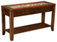 Sofa Table With Glass Insert Top And Drawers Brown