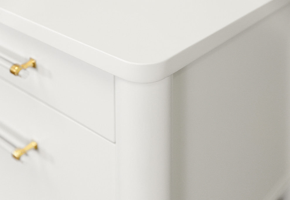 Contemporary Lateral File, Office Lateral File, Accent Storage, White