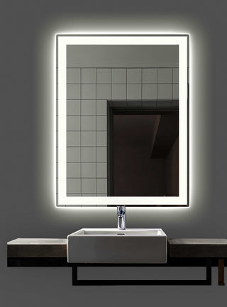 Radiant Series Inset LED Mirror, 24"x36"x1.75"