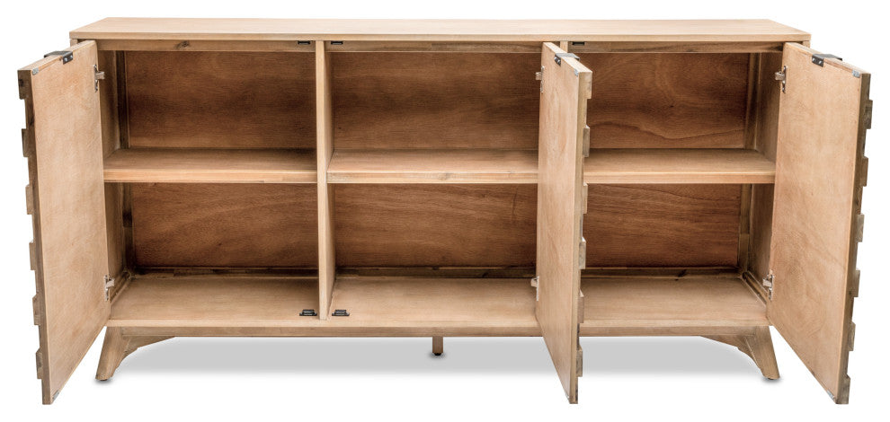 Laguna 3-Door Credenza, TV Stand, Entertainment Unit, Hallway Dresser
