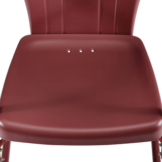 Tulip 5-Piece Outdoor Dining Set, Dark Red Satin