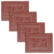 Oak Leaf 14"x20" Placemats (Set of 4), Dark Paprika