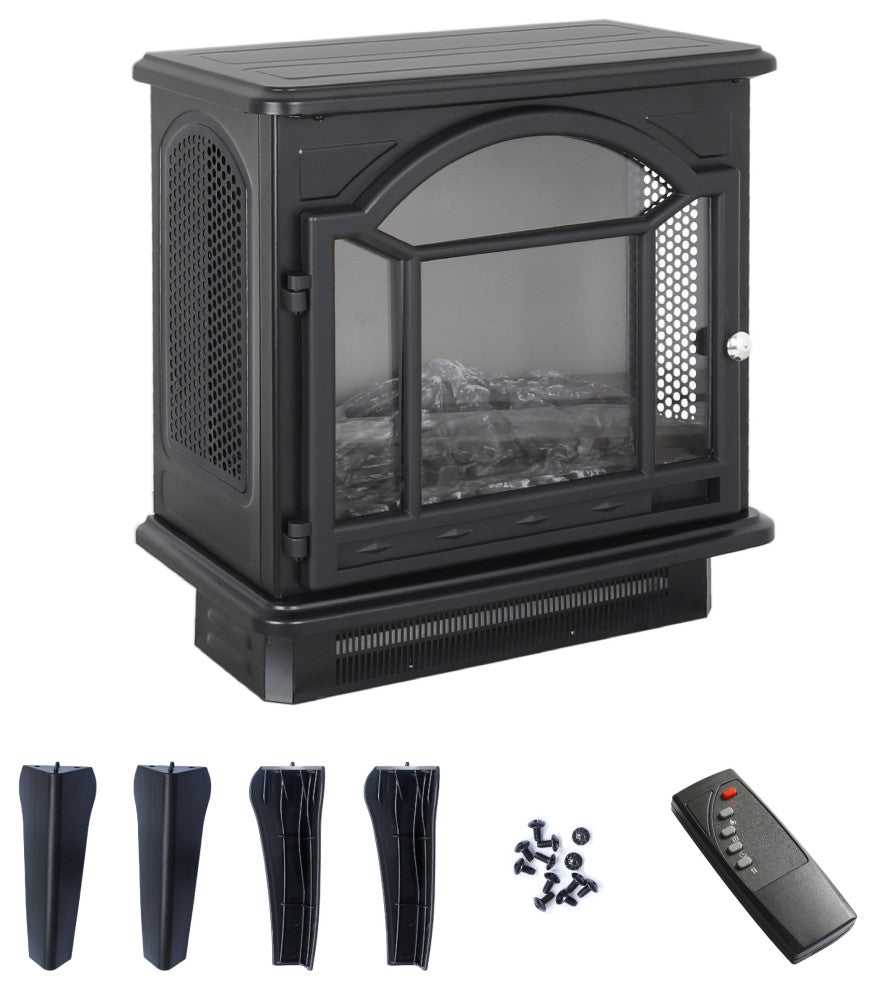 Gewnee 18 inch 3D Infrared Electric Stove with remote control