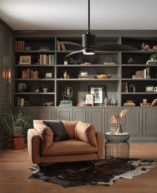 Hinkley Marin 60" LED Indoor/Outdoor Ceiling Fan, Metallic Matte Bronze