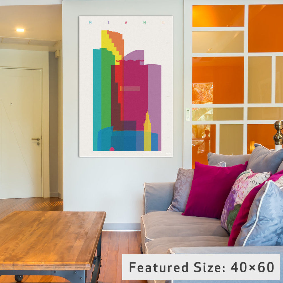 "Miami" by Yoni Alter, 40x26x1.5