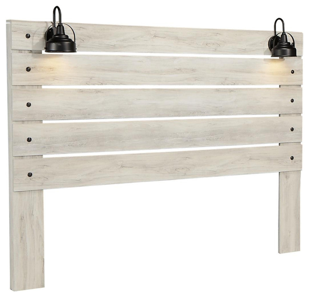Cambeck Whitewash King Panel Headboard