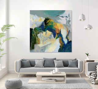 Iceberg - 54 x 54 by Emilia Arana