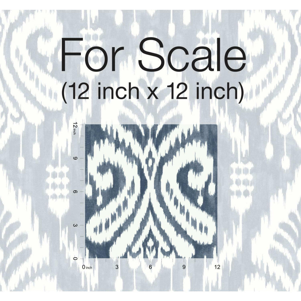 Hawthorne Ikat Peel and Stick Wallpaper