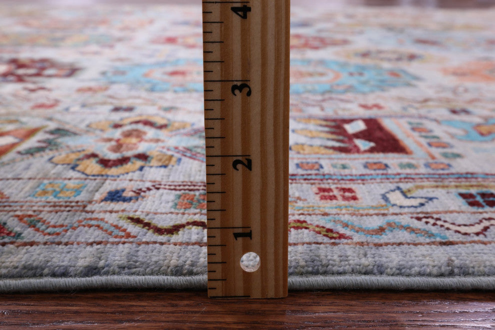 6' 10" X 9' 6" Fine Turkmen Ersari Handmade Wool Rug - Q12207