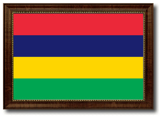 Mauritius Country Flag Canvas Print, 19"x27"