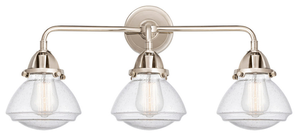 Innovations 288-3W-PN-G324 Olean 3 Light Vanity Light, Polished Nickel