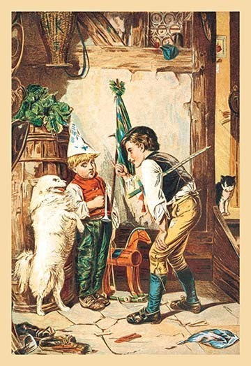Little Recruit- Gallery Wrapped Canvas Art 28" x 42"