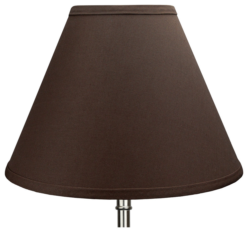 Fenchel Shades, 5"x12"x9" Spider Attachment Empire Lamp Shade, Linen Coffee