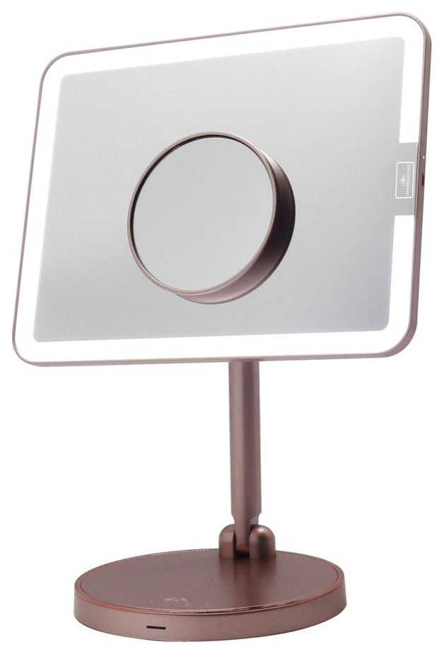 Royale Petit Makeup Mirror, Smart Touch With LED Lights, Rose Gold