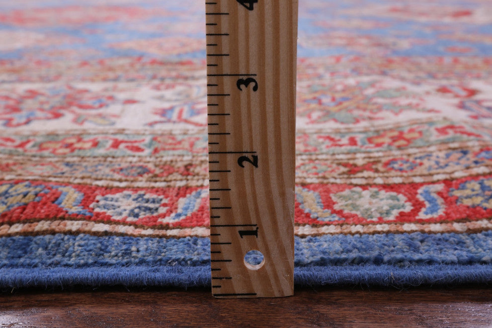 8' 2" X 10' 3" Super Kazak Hand Knotted Rug Q9515
