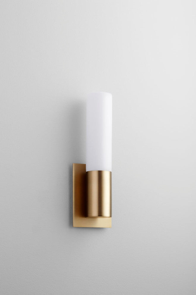Magneta Wall Sconce in Aged Brass