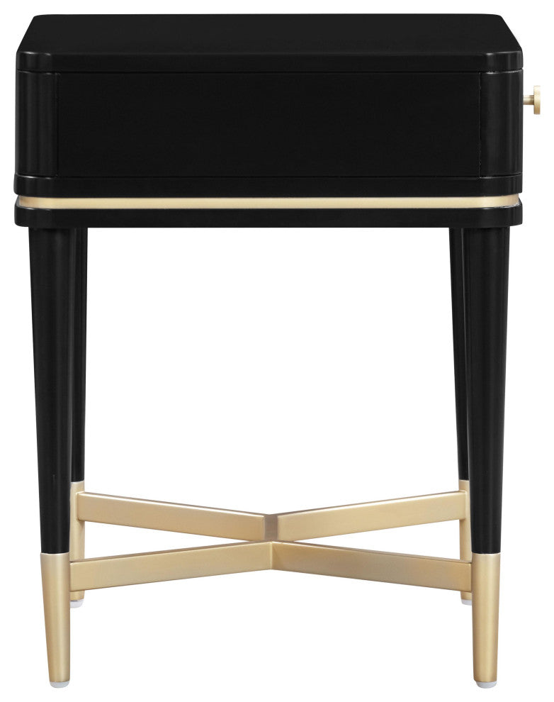 Julieta Black Nightstand