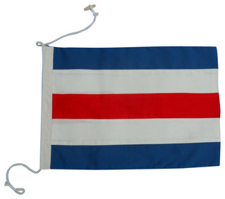 Letter C Cloth Nautical Alphabet Flag Decoration, 20''